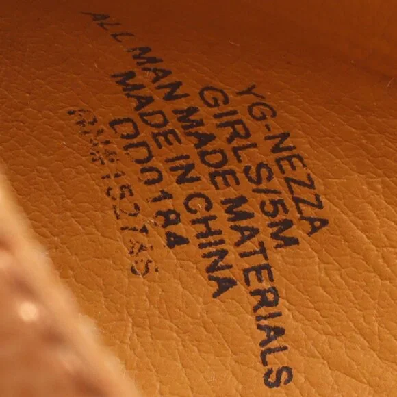 Lucky Brand Open Toe Sandal 5 m (Big Girl) Brown/Gold - Picture 13 of 16